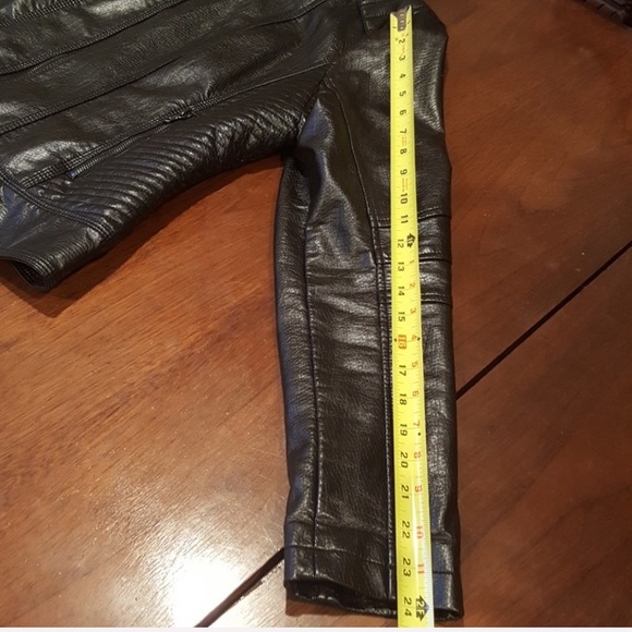 23:11 -GUESS Faux Leather Moto Jacket - Picture 11 of 13